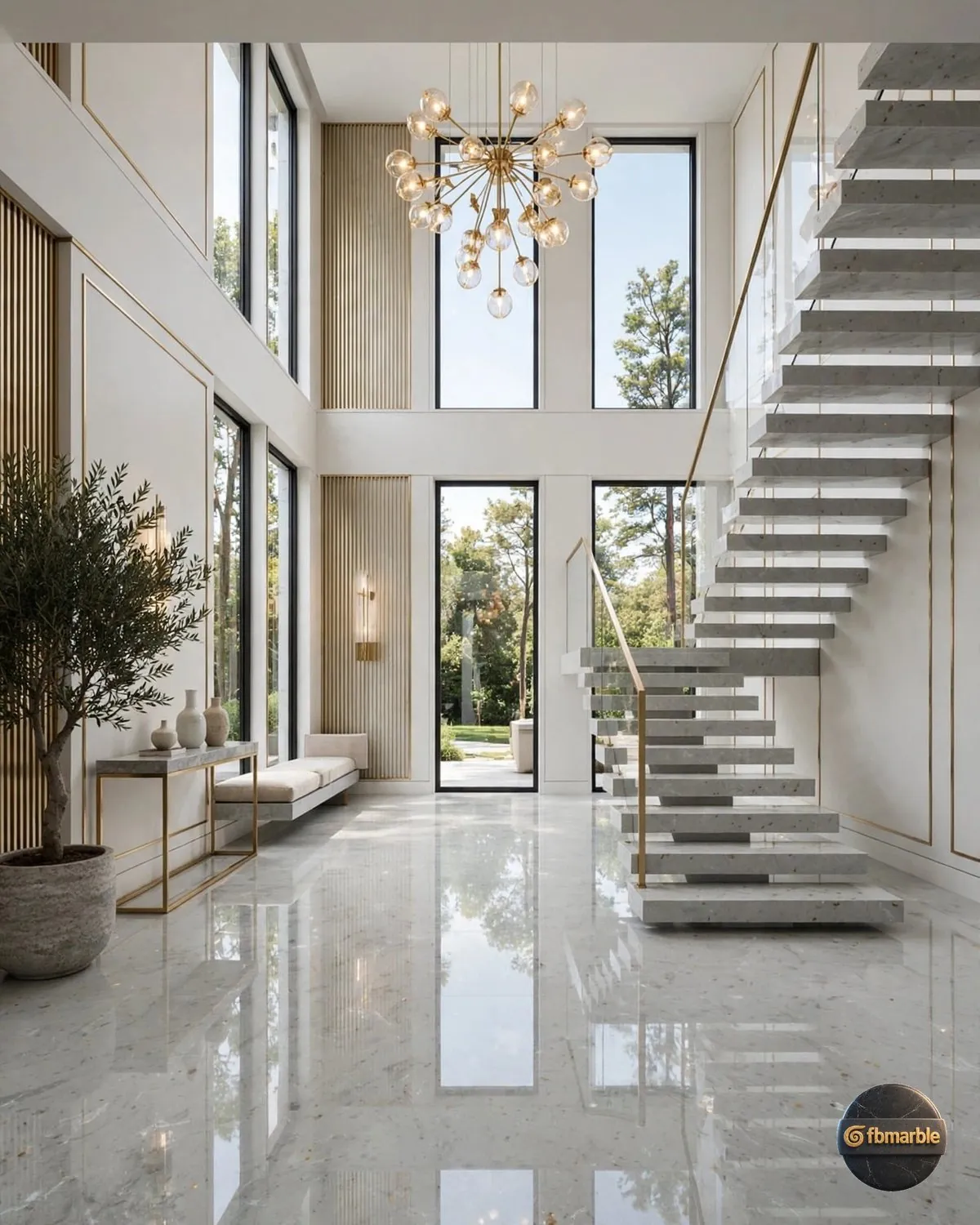 Carlos Grey Quartz lobby flooring