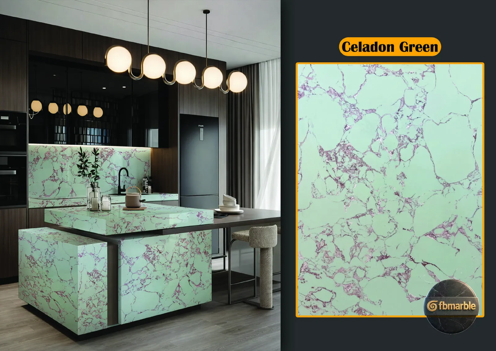 Celadon Green Quartz