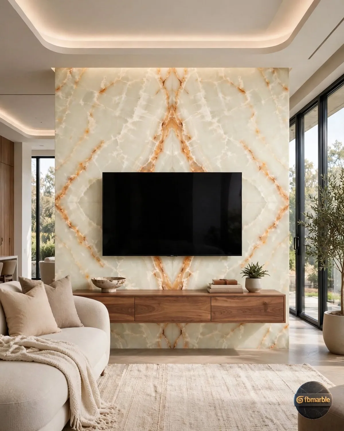 Honey Jade Onyx Quartz kitchen