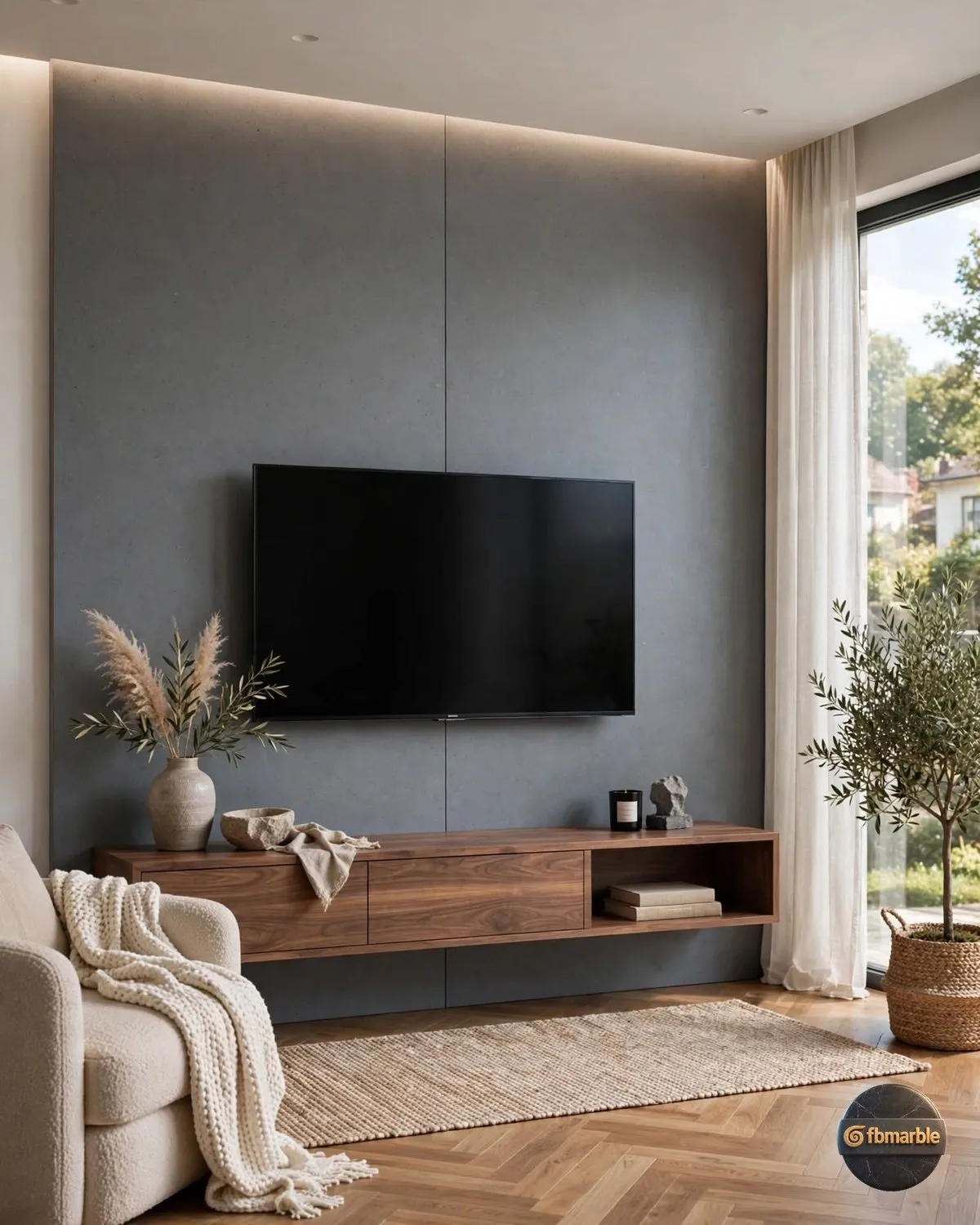 Mid Grey Quartz dining area