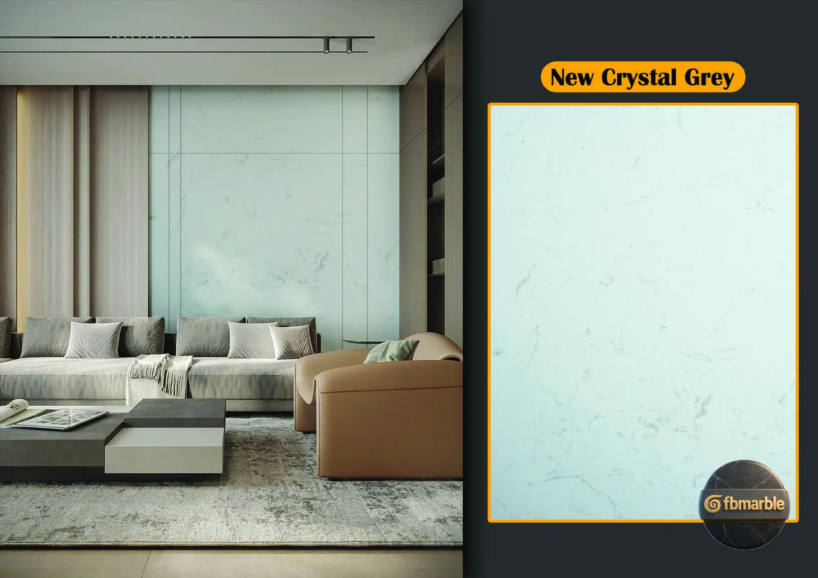 New Crystal Grey Quartz
