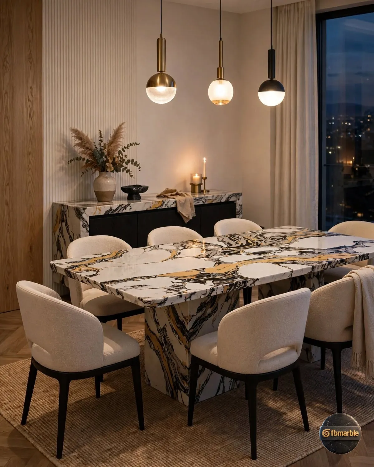 Panorama Gold Quartz kitchen