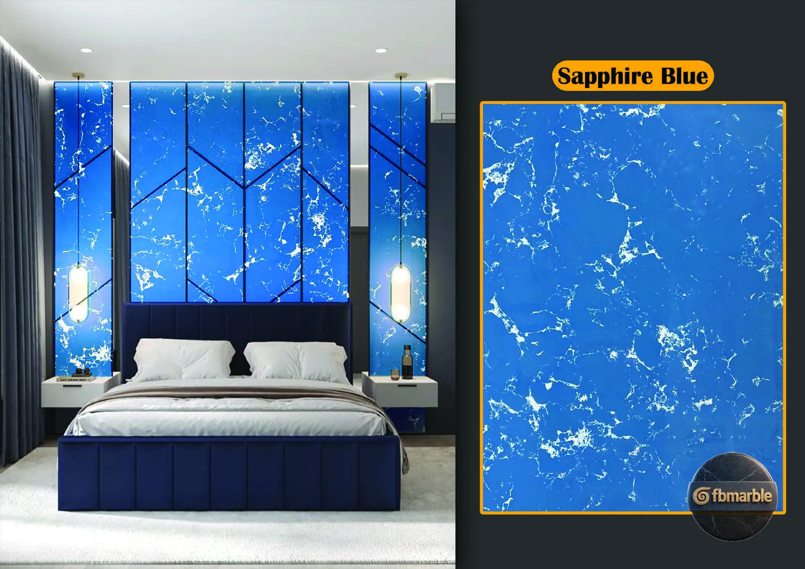 Sapphire Blue Quartz