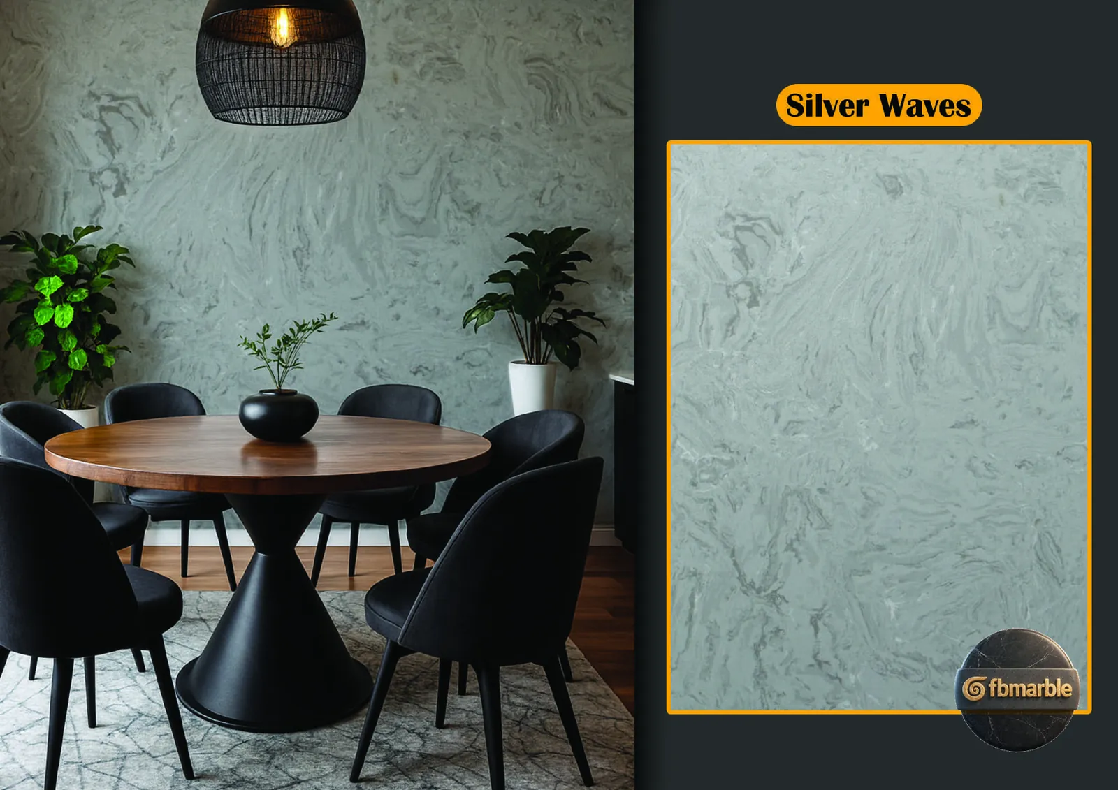 Silver Waves Quartz