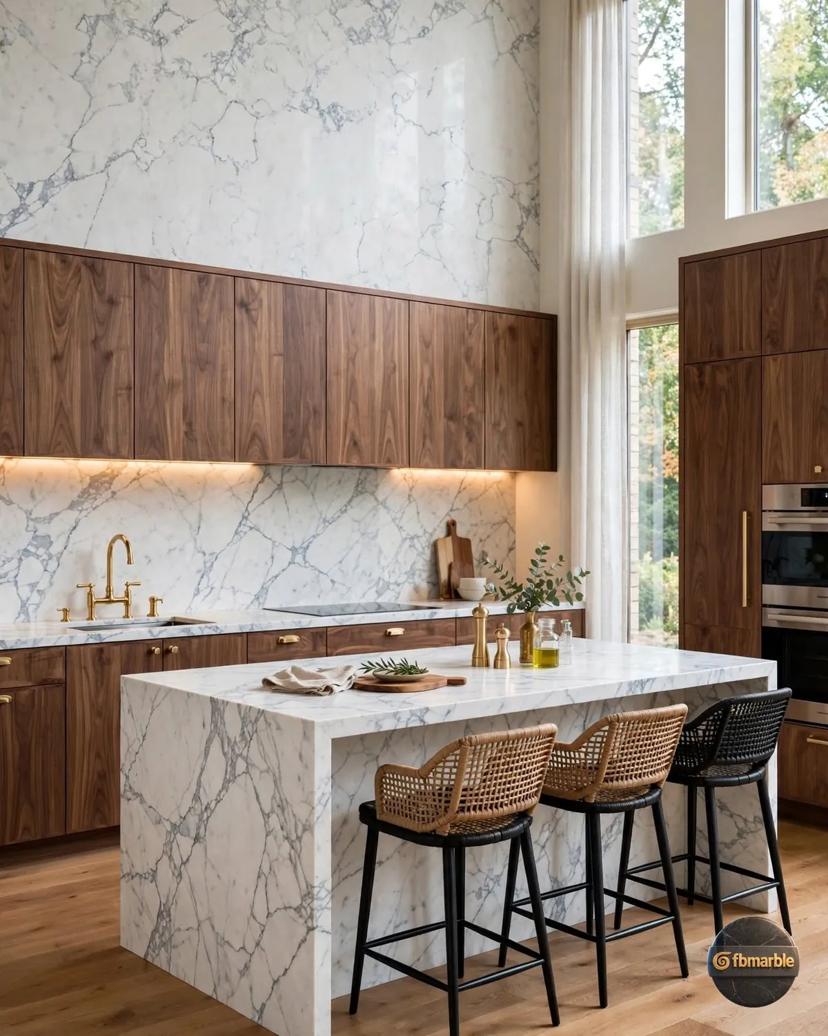Statuary White Quartz dining area