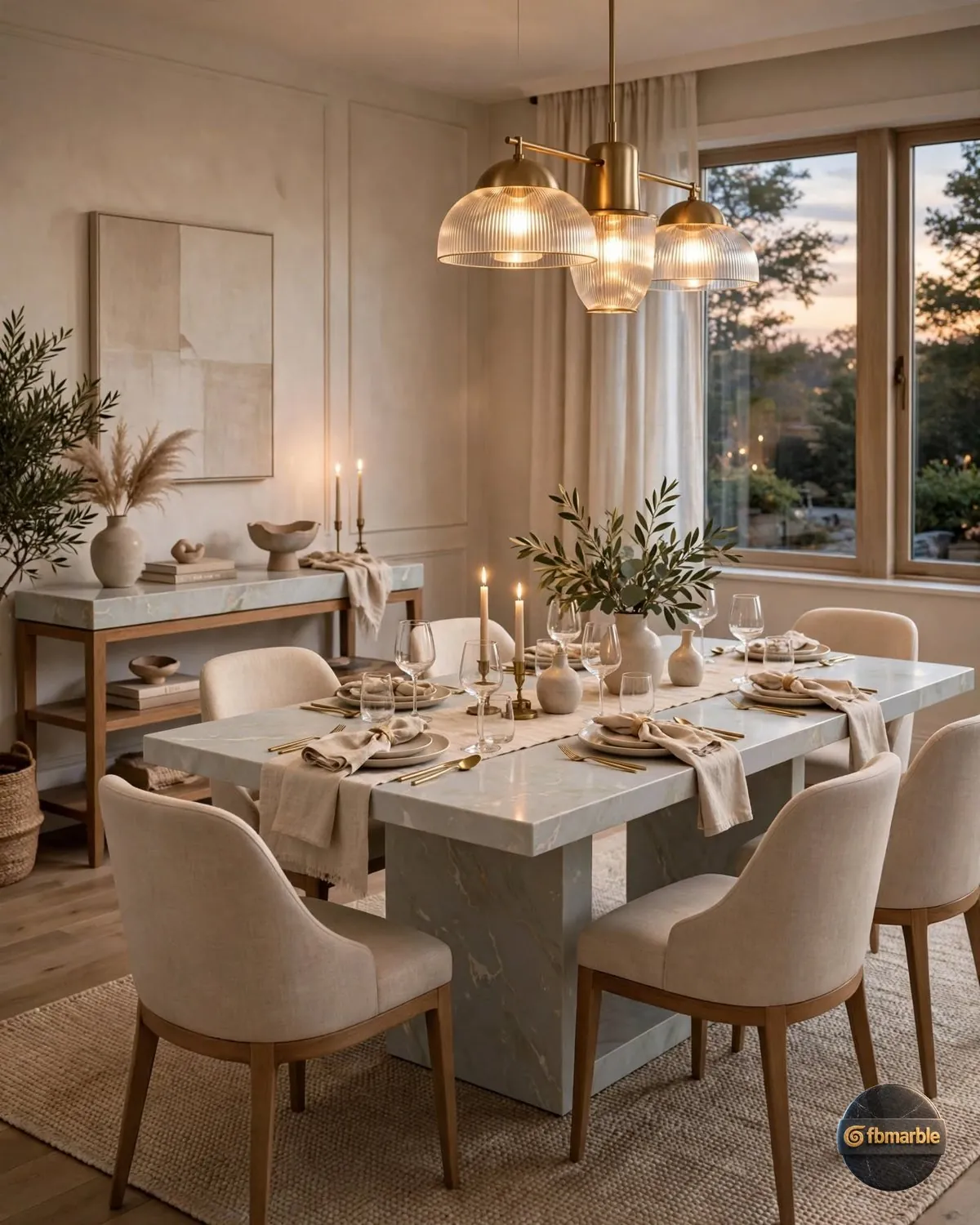 Venus Cream Quartz kitchen