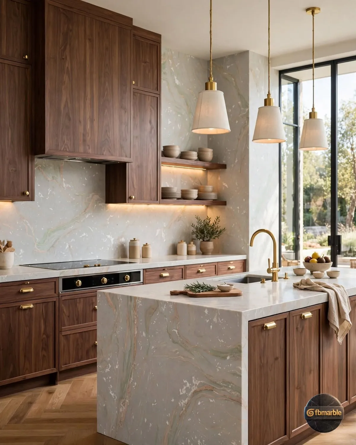 Venus Cream Quartz dining area