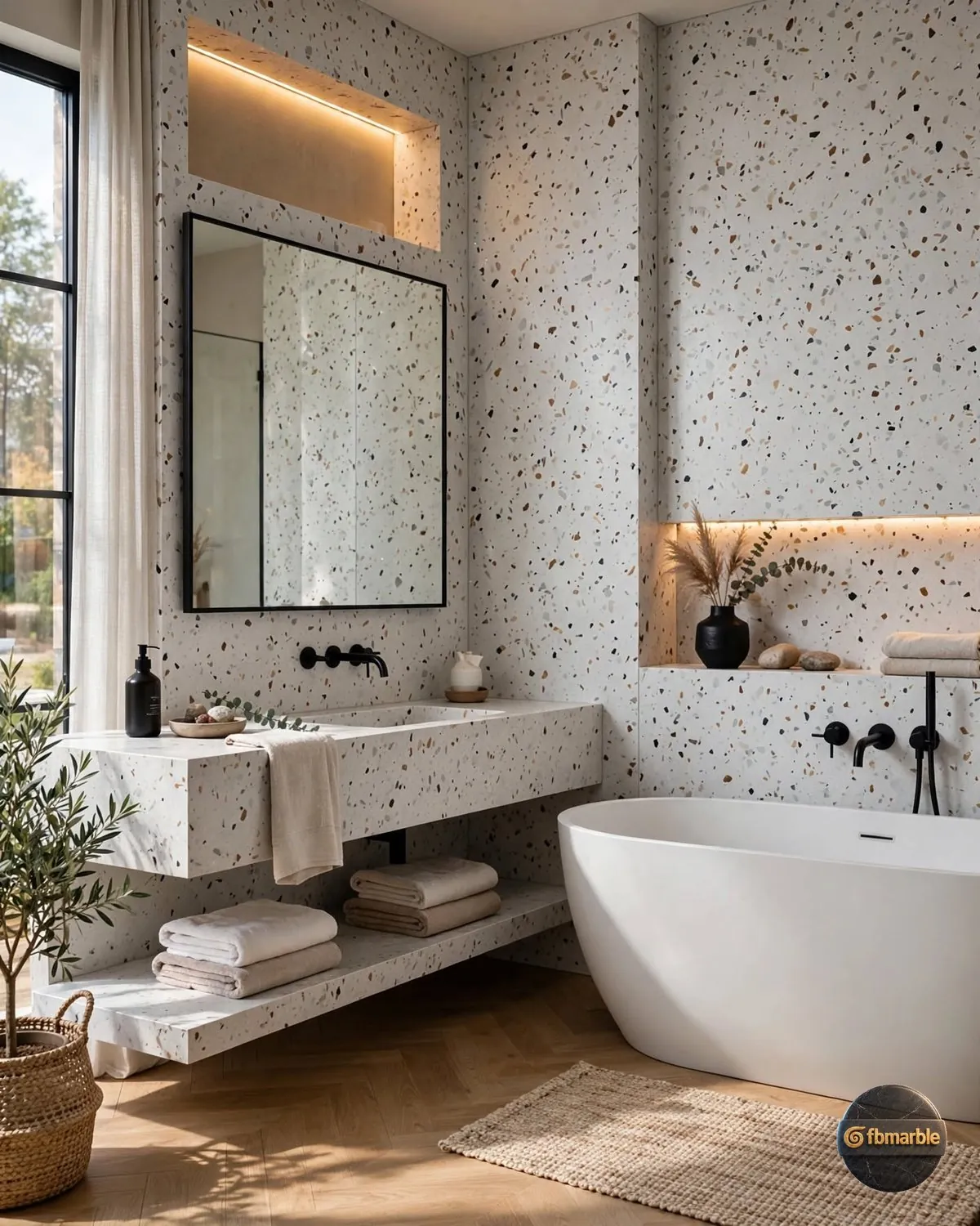 Water Jet Quartz bathroom