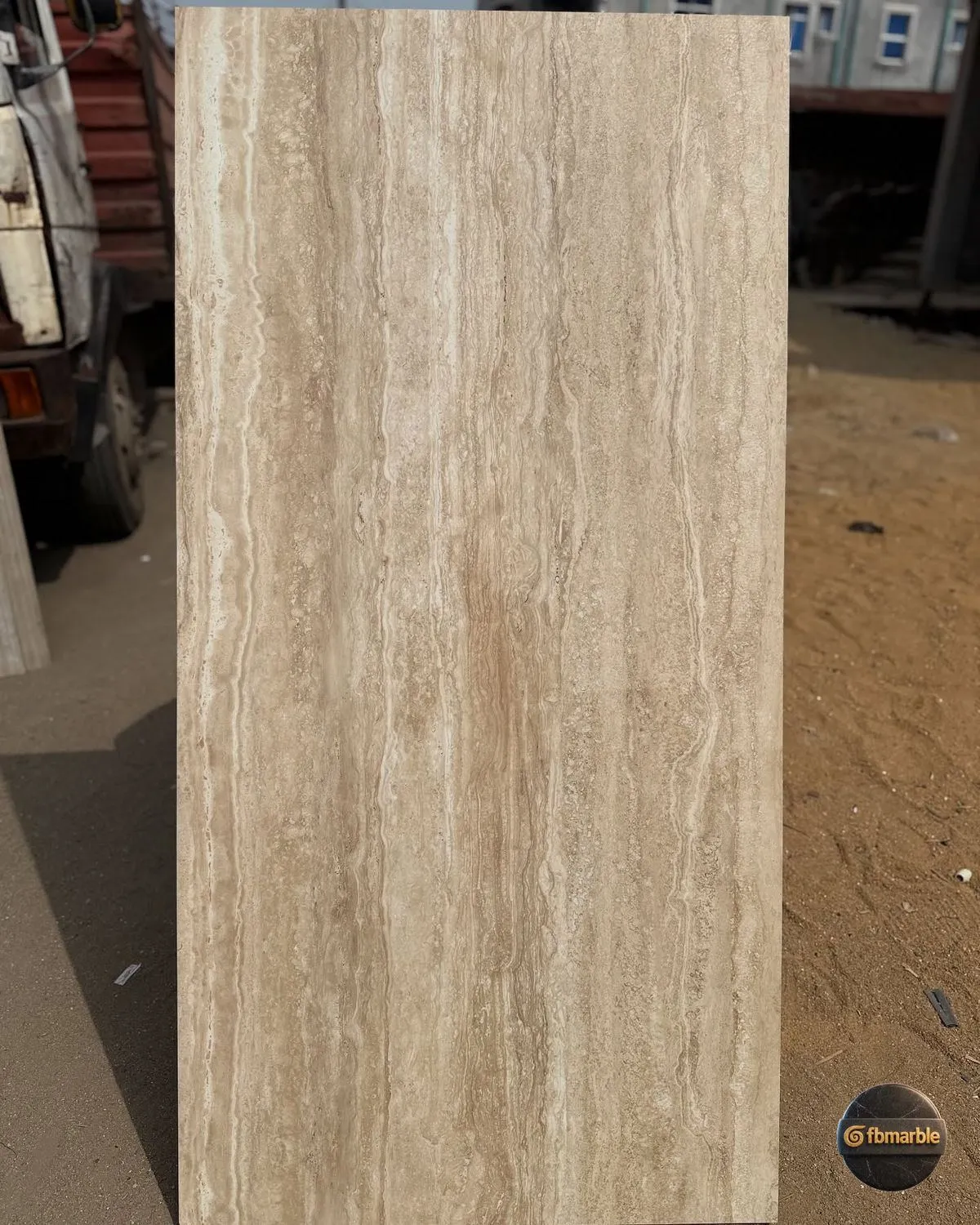 Brushed Travertine photo 2 – brushed travertine with a soft textured surface