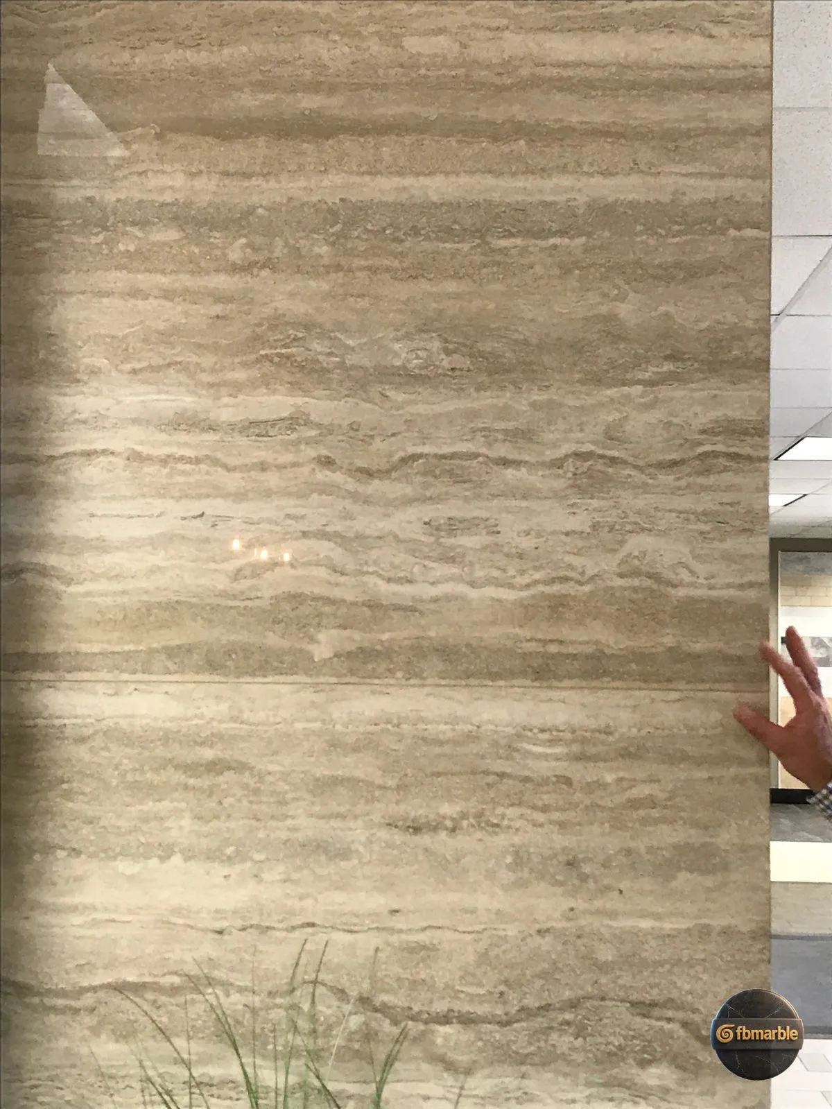 Brushed Travertine photo 3 – brushed travertine with a soft textured surface