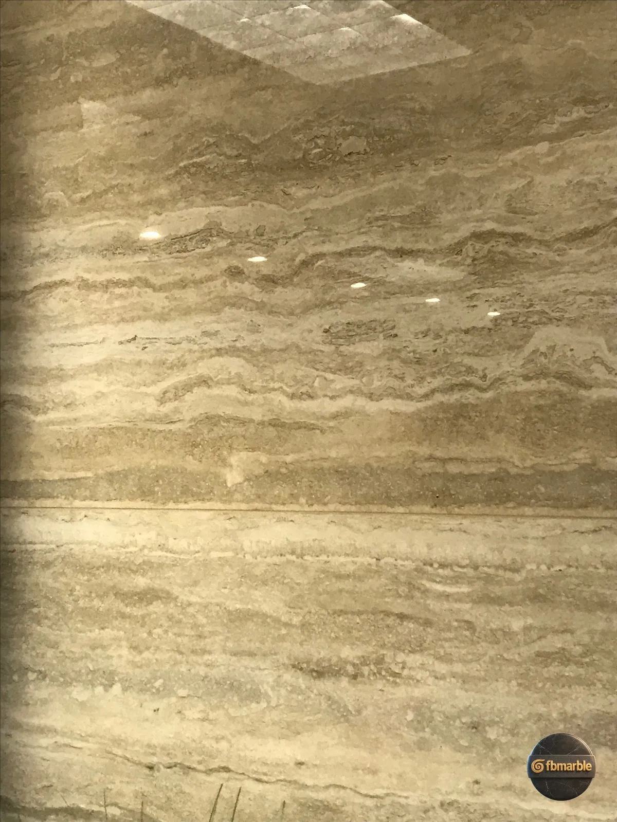 Brushed Travertine photo 4 – brushed travertine with a soft textured surface