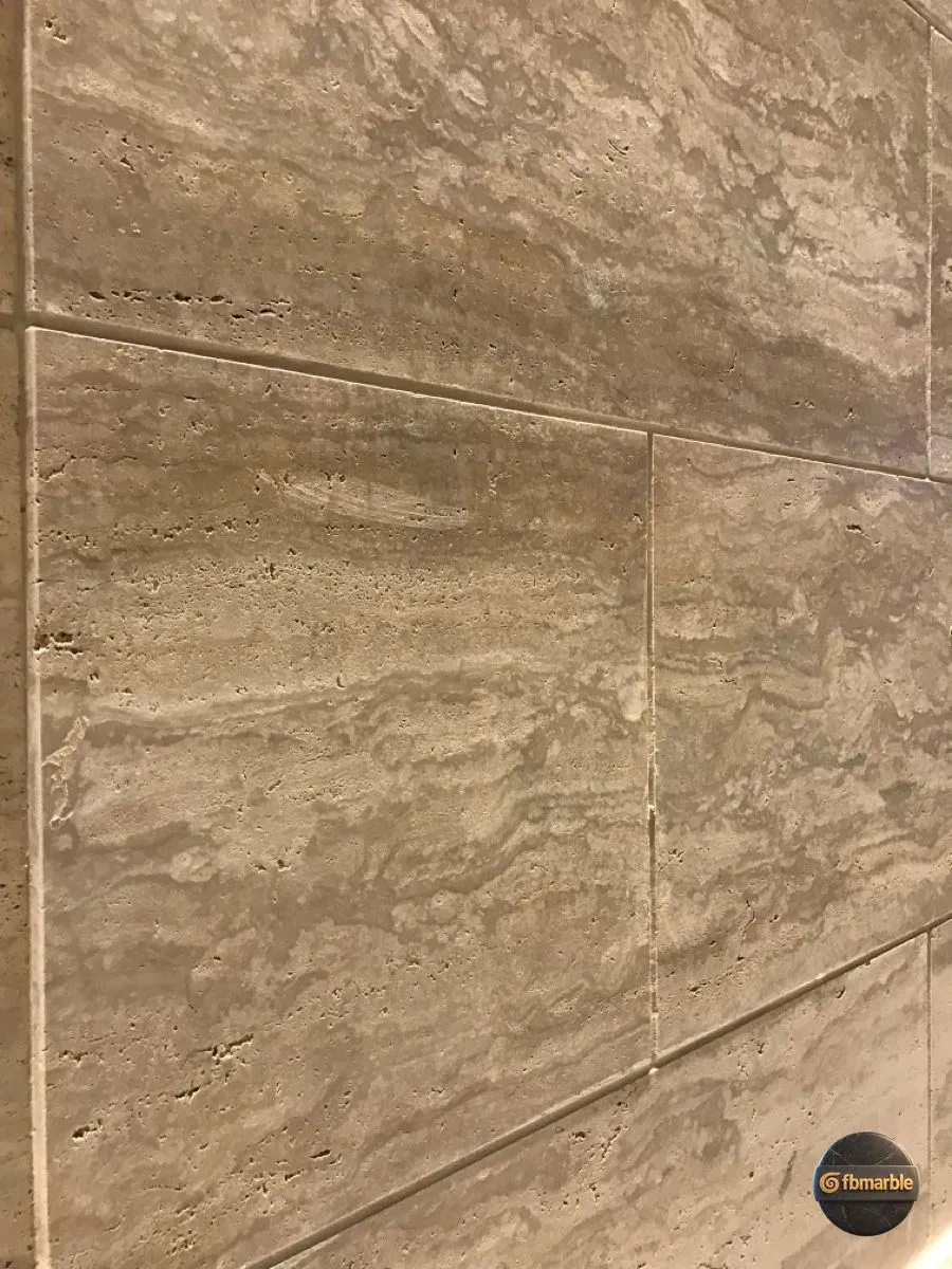Brushed Travertine photo 5 – brushed travertine with a soft textured surface