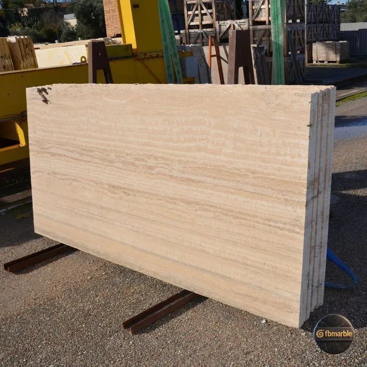 Italian Travertine photo 4 – Italian vein-cut travertine with tan banding