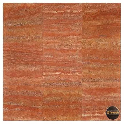 Persian Travertine photo 2 – Iranian red vein-cut travertine