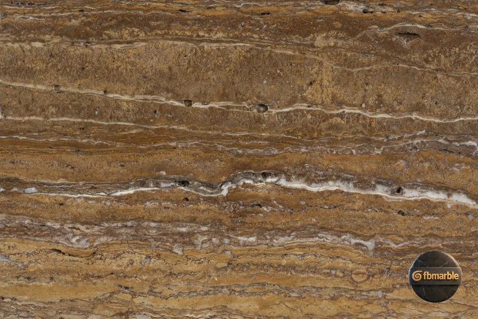 Silver Gold Travertine photo 2 – taupe travertine with silver and gold tones